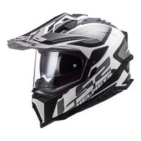 LS2 MX701 Explorer (3XL) Alter - Matte Black/White 06 LS2MX701ALTBW3XL#