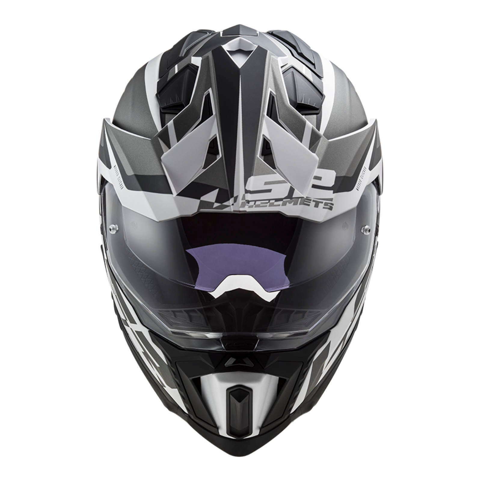 LS2 MX701 Explorer (3XL) Alter - Matte Black/White 06 LS2MX701ALTBW3XL#