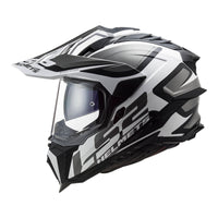 LS2 MX701 Explorer (3XL) Alter - Matte Black/White 06 LS2MX701ALTBW3XL#