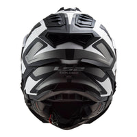 LS2 MX701 Explorer HPFC Alter (XL) Matte Black / White - 06 LS2MX701ALTBWXL#