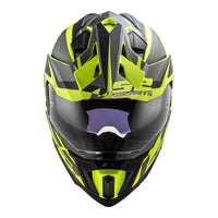 LS2 MX701 Explorer (3XL) Alter - Matte Black / Hi-Vis Yellow LS2MX701ALTMBY3XL#