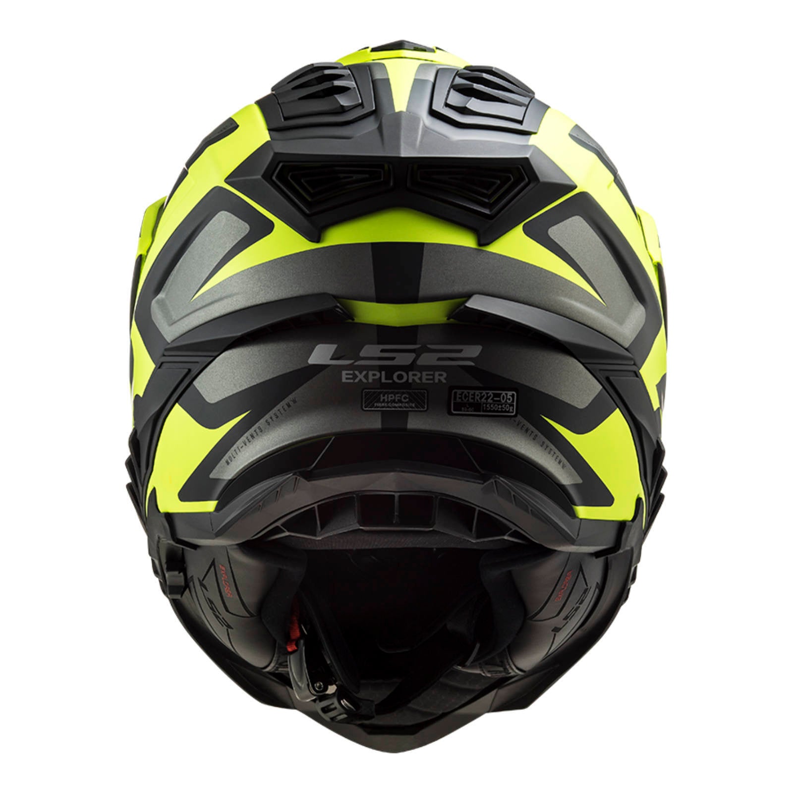 LS2 MX701 Explorer (3XL) Alter - Matte Black / Hi-Vis Yellow LS2MX701ALTMBY3XL#