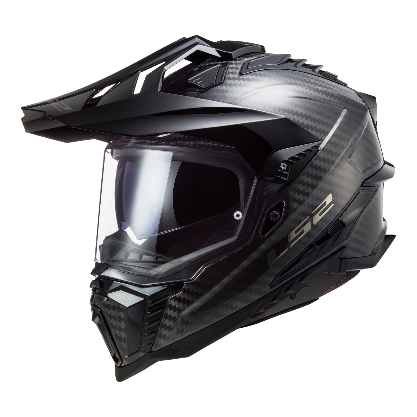 LS2 MX701 Explorer Carbon (2XL) - Carbon LS2MX701GLOSSC2XL#