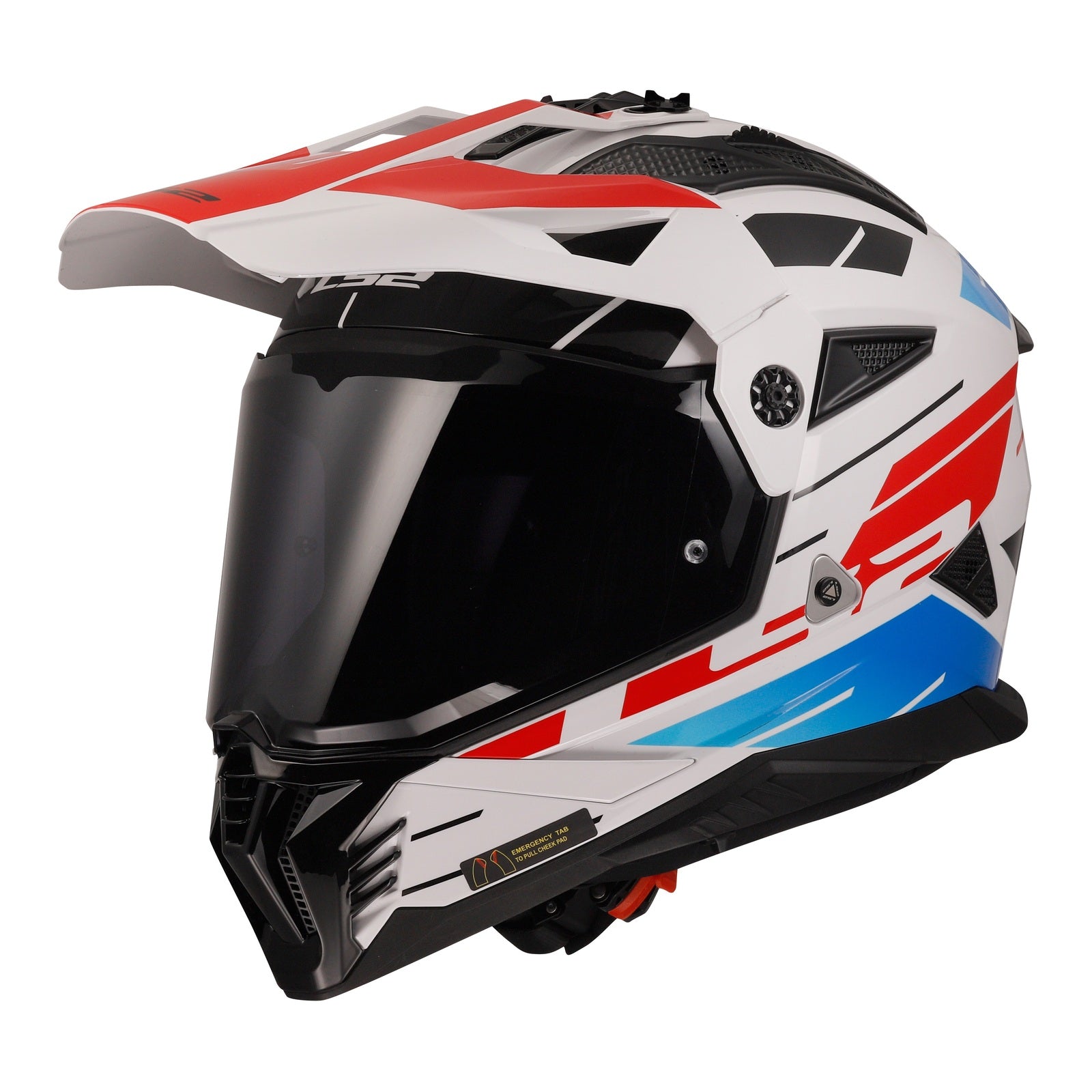 LS2 MX702 Pioneer II (S) Namib - White / Red / Blue 06 LS2MX702NWBRS#
