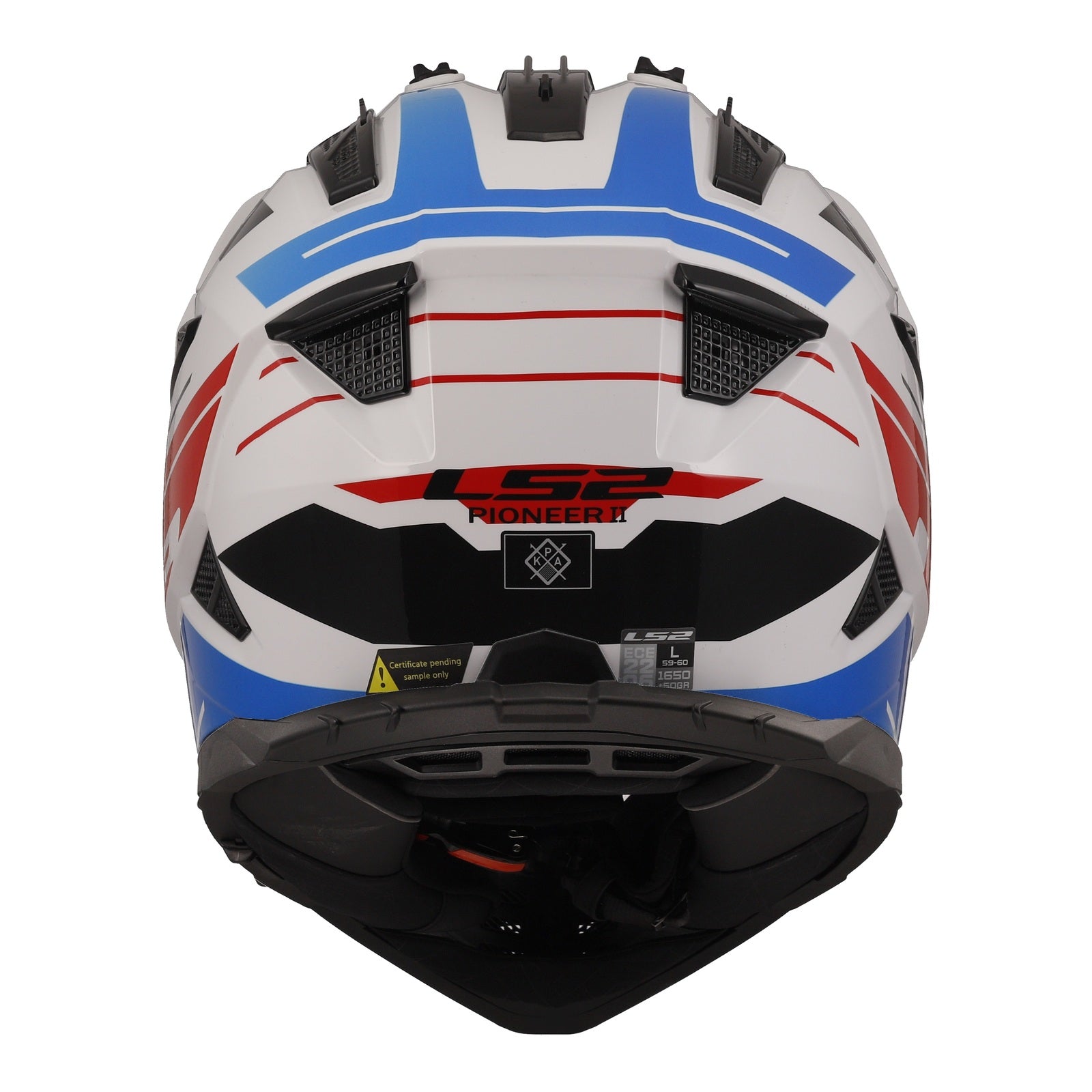 LS2 MX702 Pioneer II (XS) Namib - White / Red / Blue 06 LS2MX702NWBRXS#