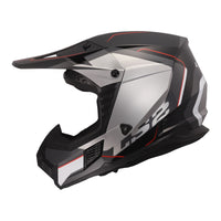 LS2 MX706 COZ Arched Helmet - Black / Silver / Titanium (L) LS2MX706ABSTL#
