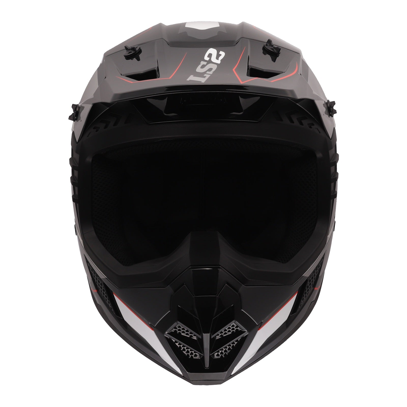 LS2 MX706 COZ Arched Helmet - Black / Silver / Titanium (M) LS2MX706ABSTM#