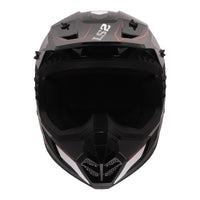 LS2 MX706 COZ Arched Helmet - Black / Silver / Titanium (M) LS2MX706ABSTM#