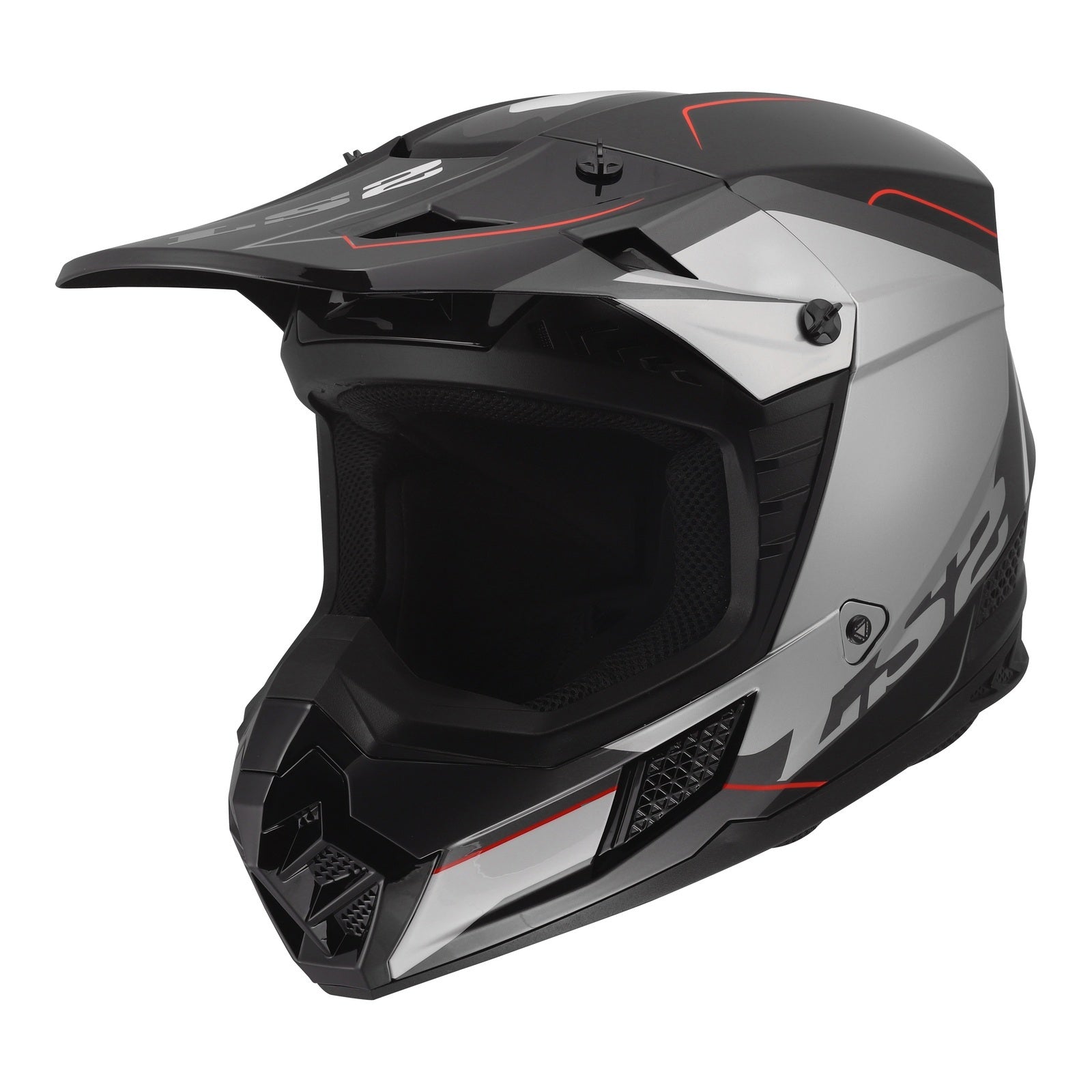 LS2 MX706 COZ Arched Helmet - Black / Silver / Titanium (S) LS2MX706ABSTS#