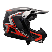 LS2 MX706 COZ Frontier II Helmet - Red / Black / Titanium (2XL) LS2MX706FRBT2XL#