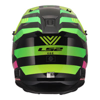 LS2 MX706J COZ Junior Helmet - Chromatic Black / Hi-Vis Pink (S) LS2MX706JCBHVYPYS#