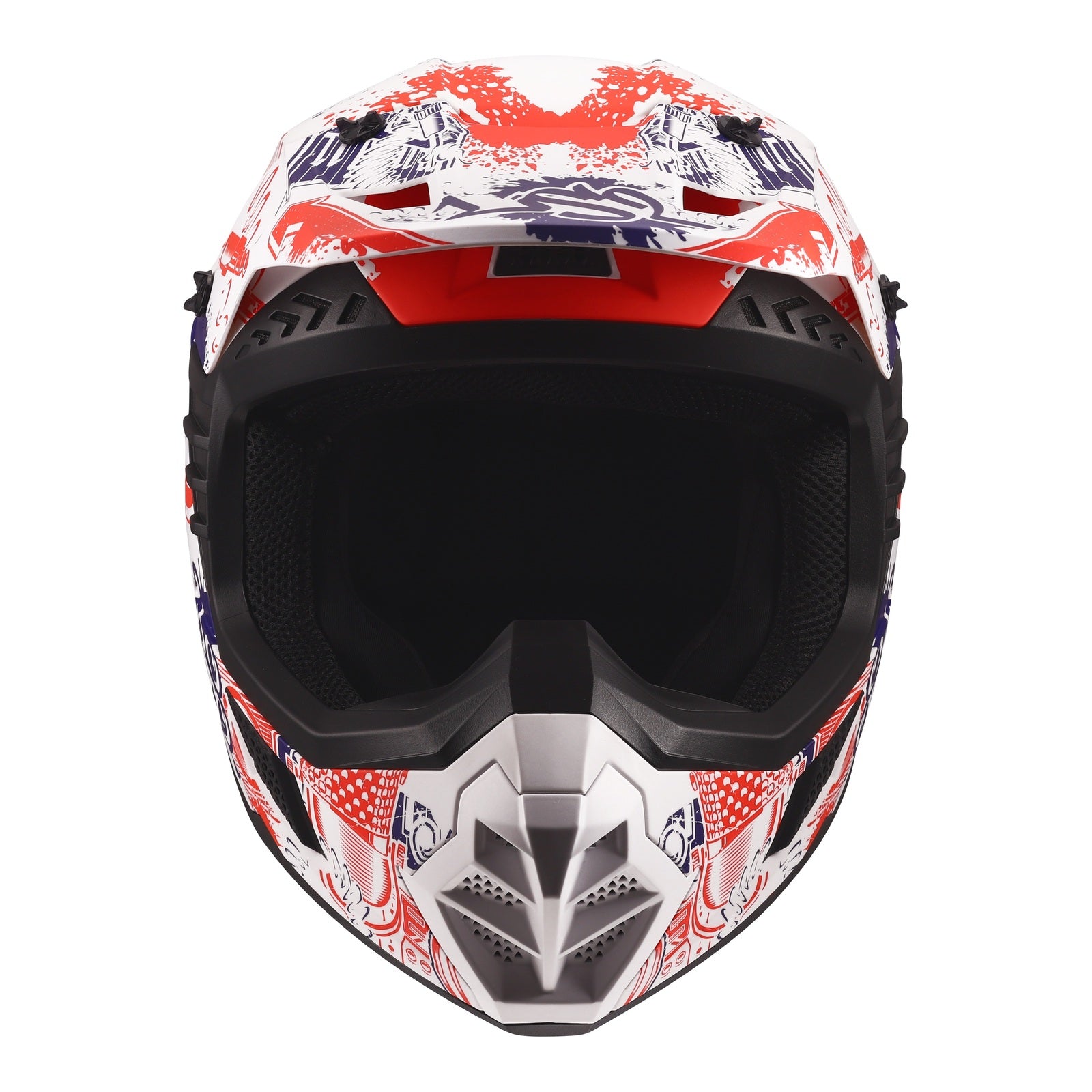 LS2 MX706J COZ Fantasy Junior Helmet - Matte White / Red / Blue 06 (M) LS2MX706JFWRBYM#