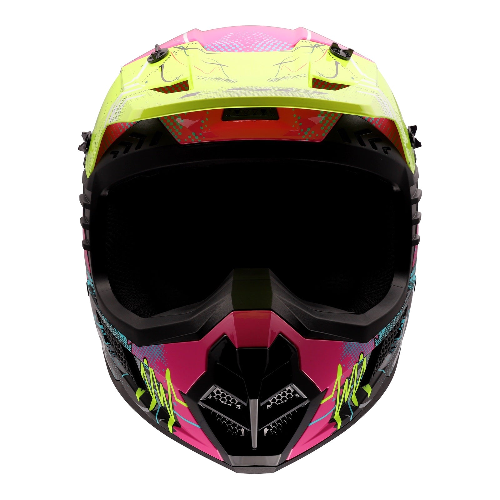 LS2 MX706J COZ Gorilla Junior Helmet - Gloss Purple (M) LS2MX706JGBPYM#