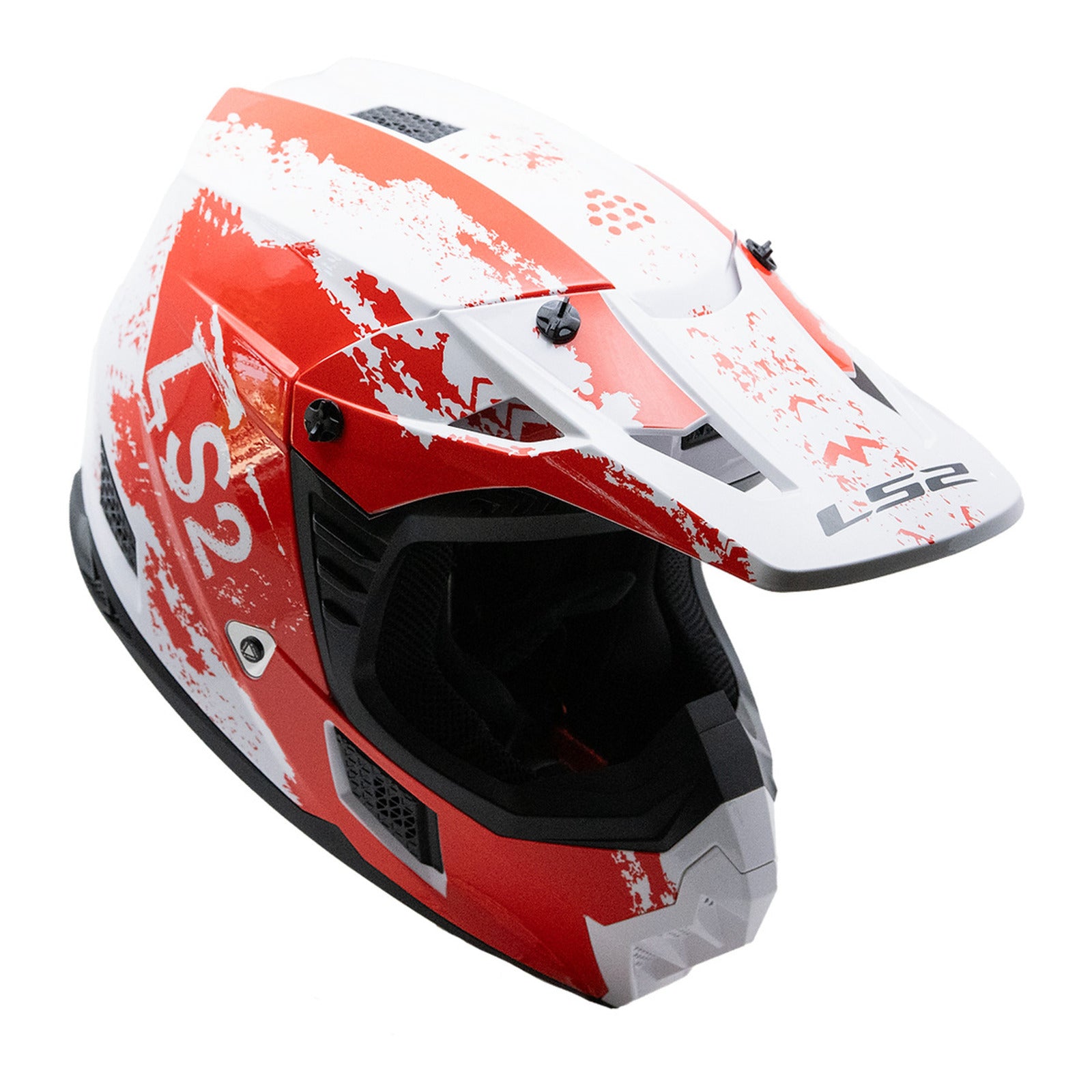 LS2 MX706J COZ Hyde Junior Helmet - Red/White (YS) LS2MX706JHREDWHYS#
