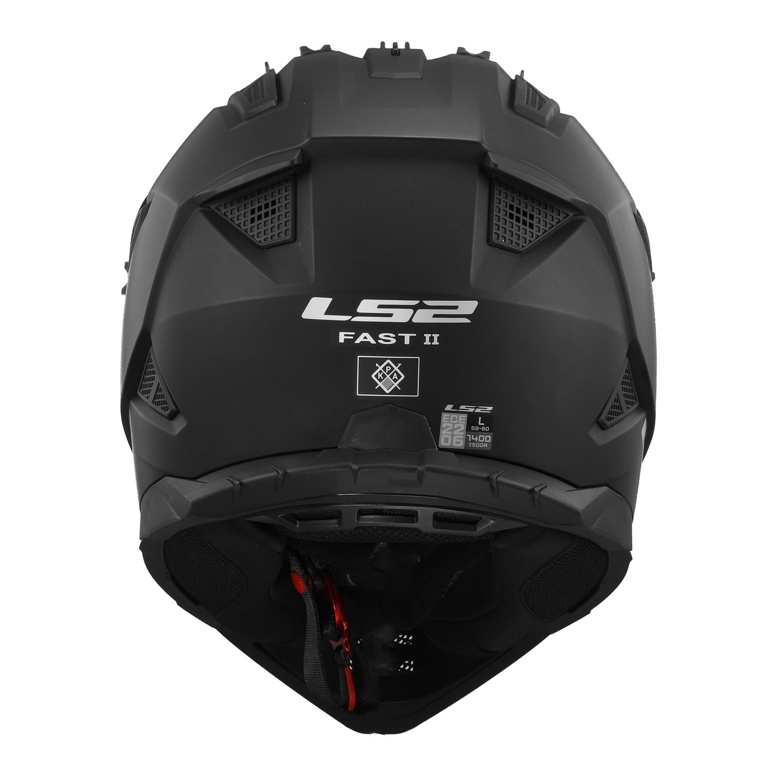 LS2 MX708 Fast II (L) Matte Black 06 LS2MX708MBL#