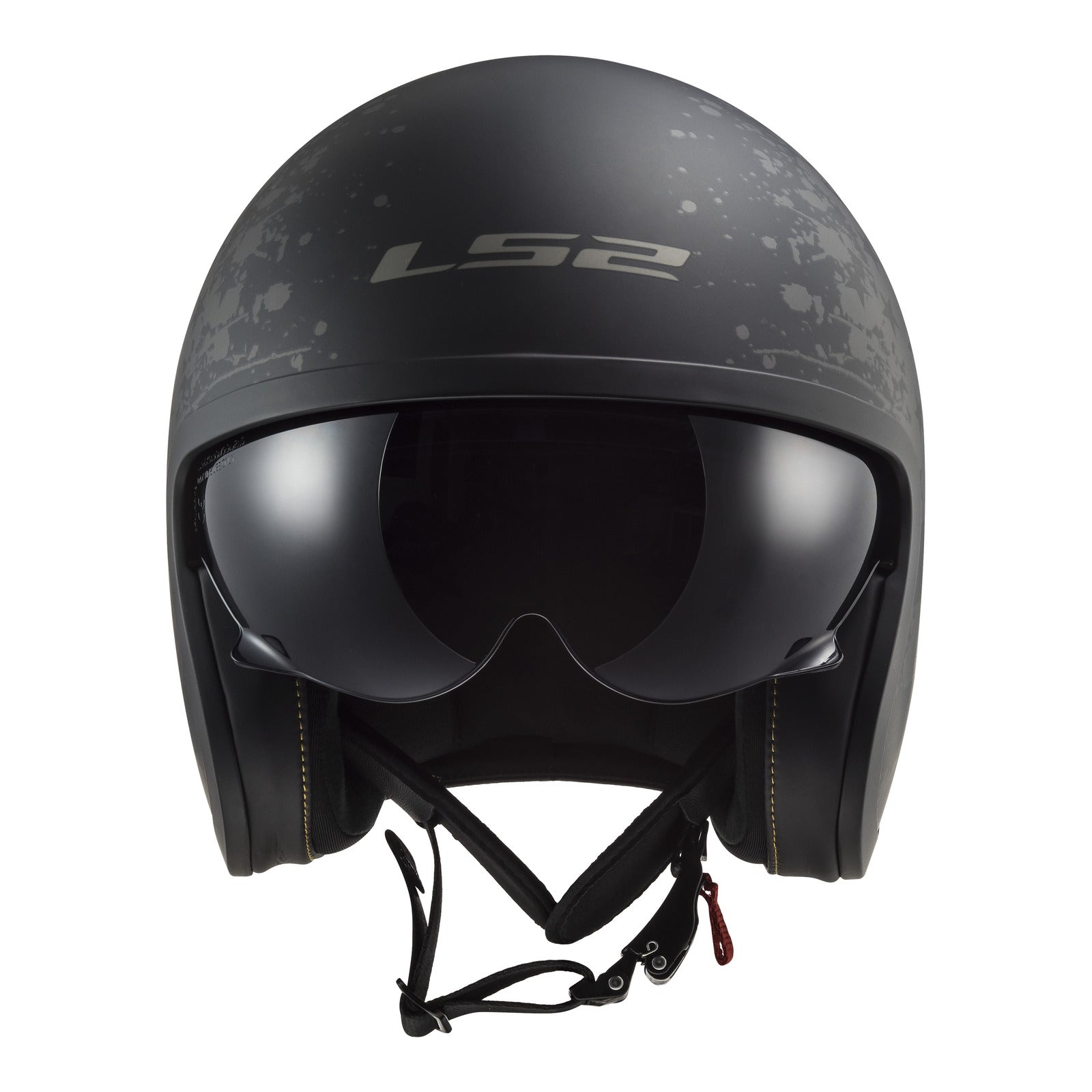 LS2 OF599 Spitfire II (L) - Matte Black Flag Helmet 06 LS2OF5992MBFLAGL#