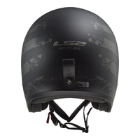 LS2 OF599 Spitfire II (M) - Matte Black Flag Helmet 06 LS2OF5992MBFLAGM#