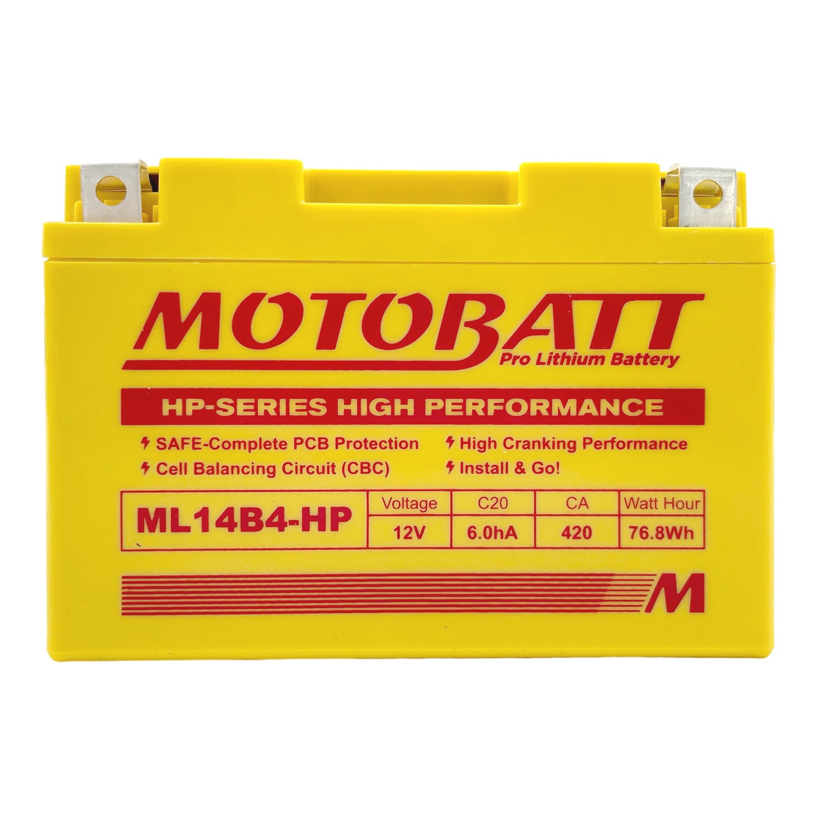 Motobatt Pro Lithium Battery ML14B4-HP *6 MBL14B4HP#