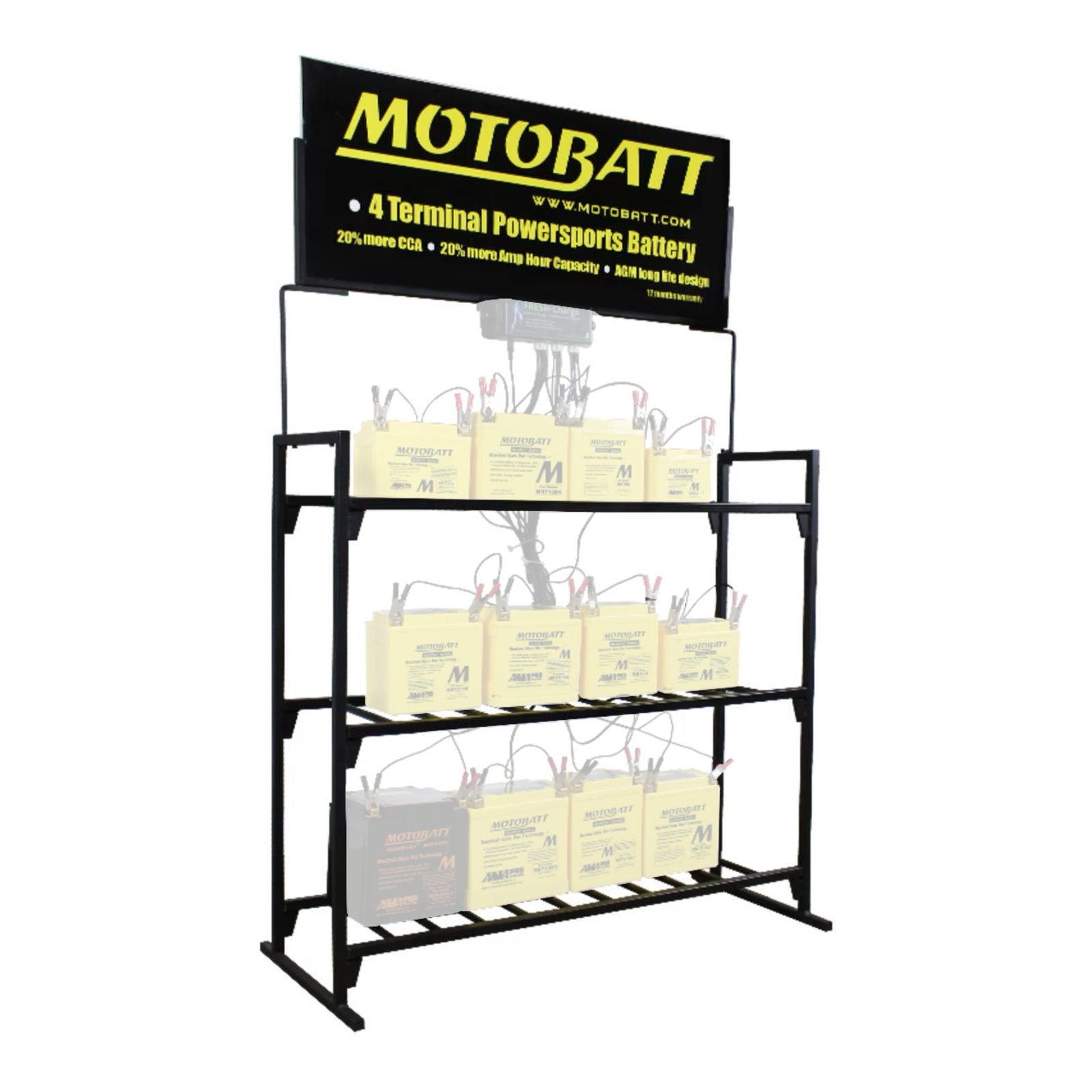 Motobatt 12-Station Maintainer Rack Only MBZSTANDB#