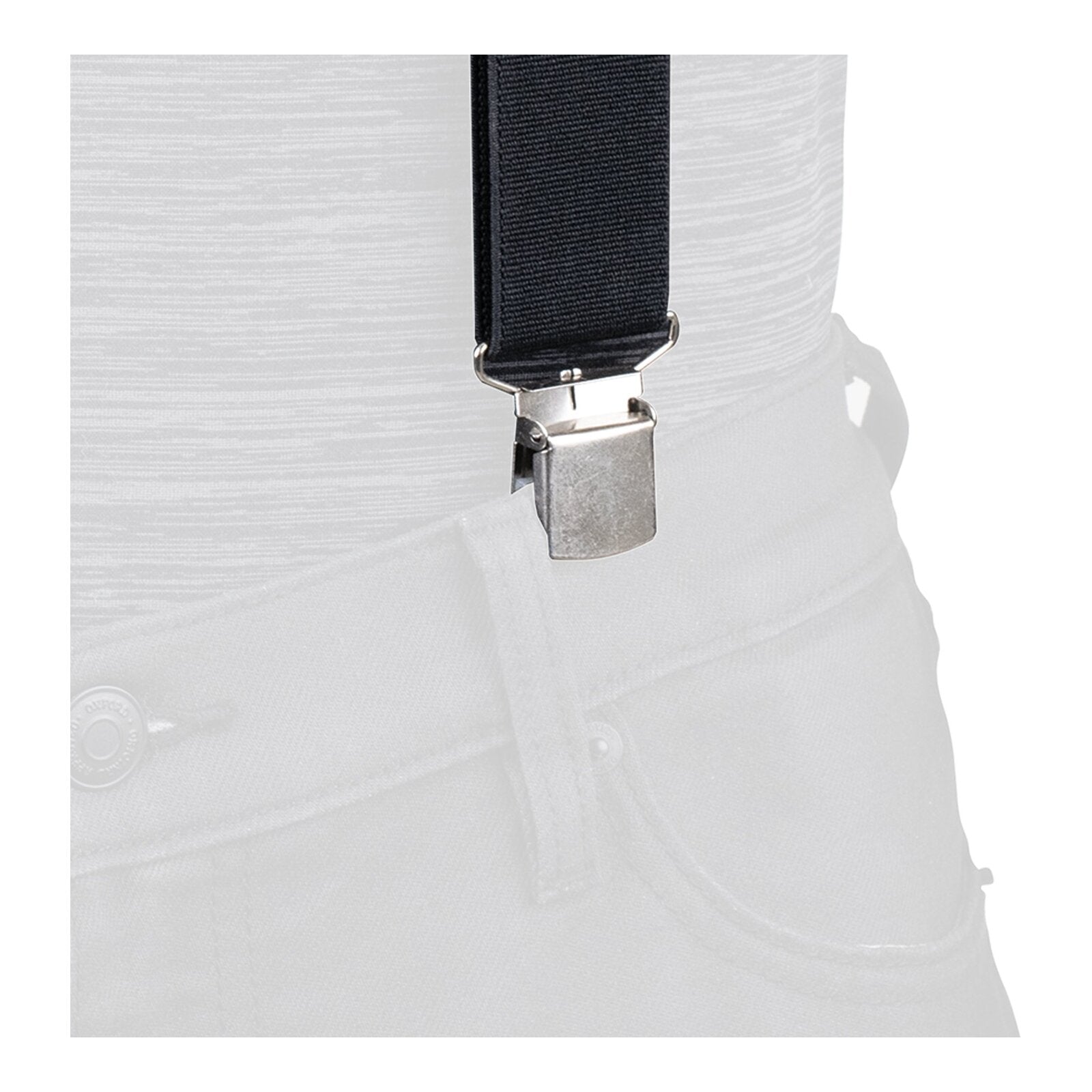 Oxford Riggers Braces Slim Black OXCA065#
