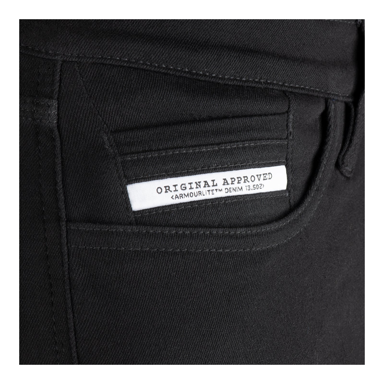 Oxford AA Super Stretch Men's Jean - Black (Regular) (34R) OXDM229601R34#