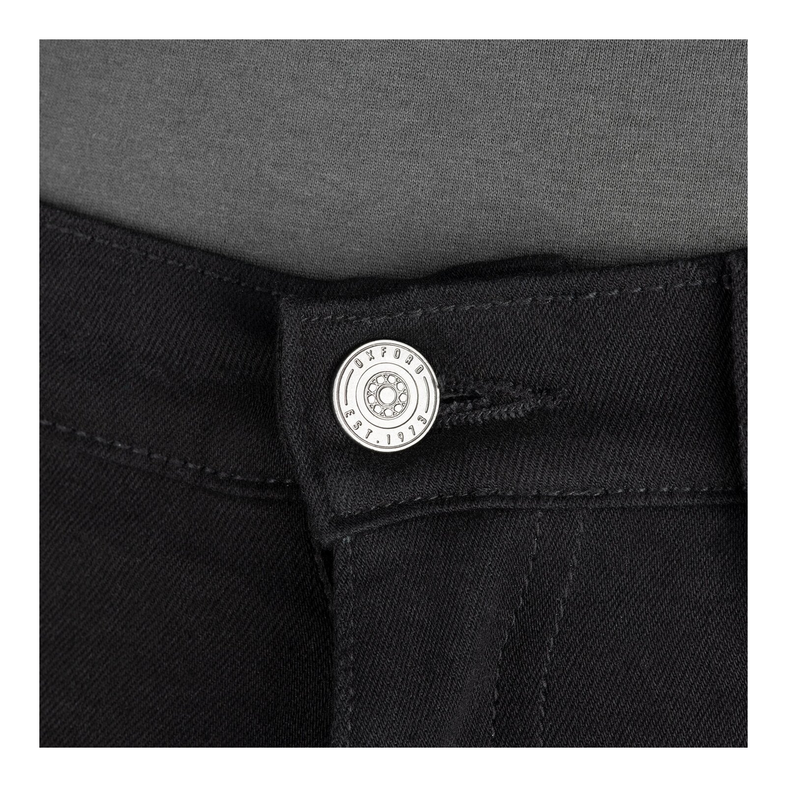 Oxford AA Super Stretch Men's Jean - Black (Short) (38S) OXDM229601S38#