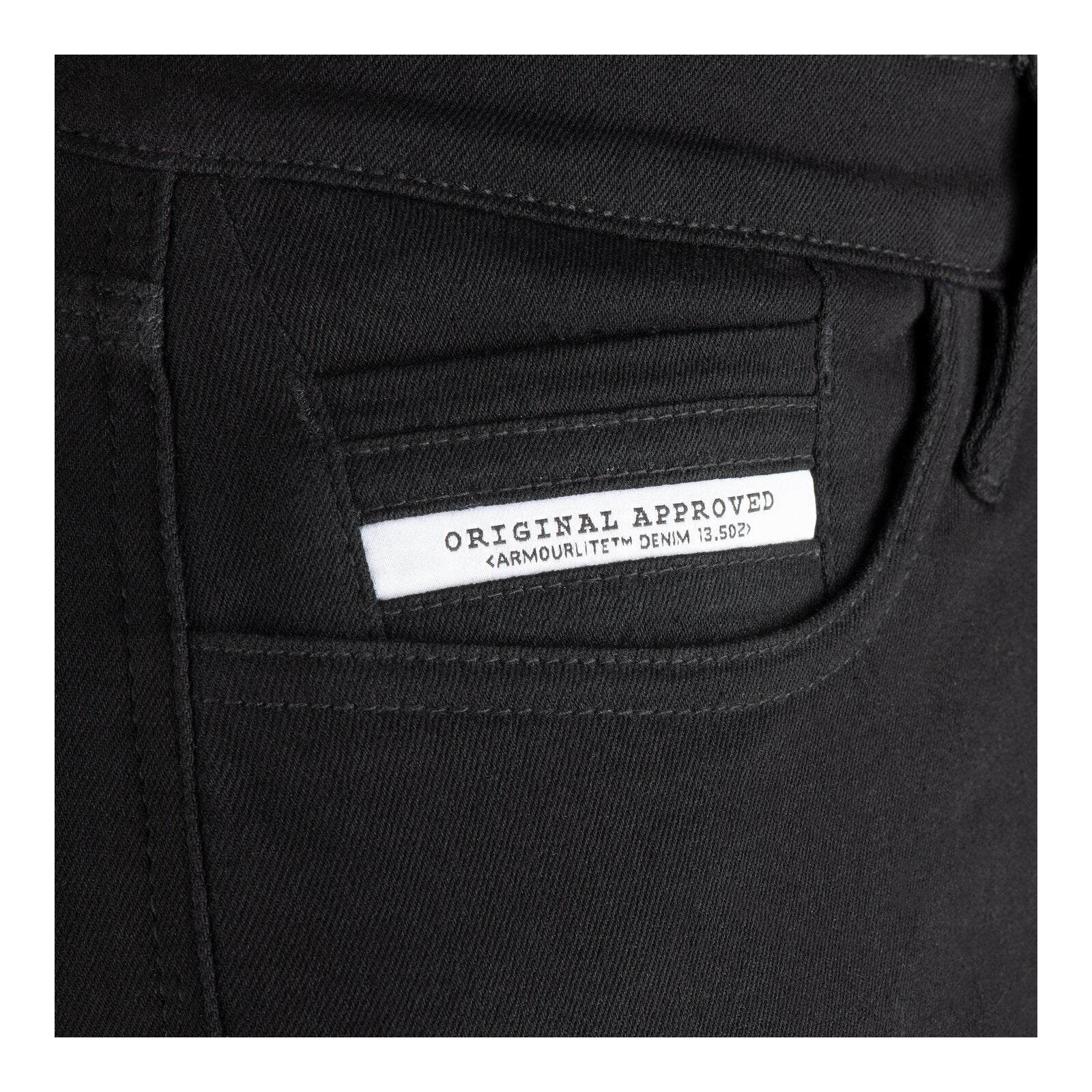 Oxford AA Super Stretch Men's Jean - Black (Short) (38S) OXDM229601S38#