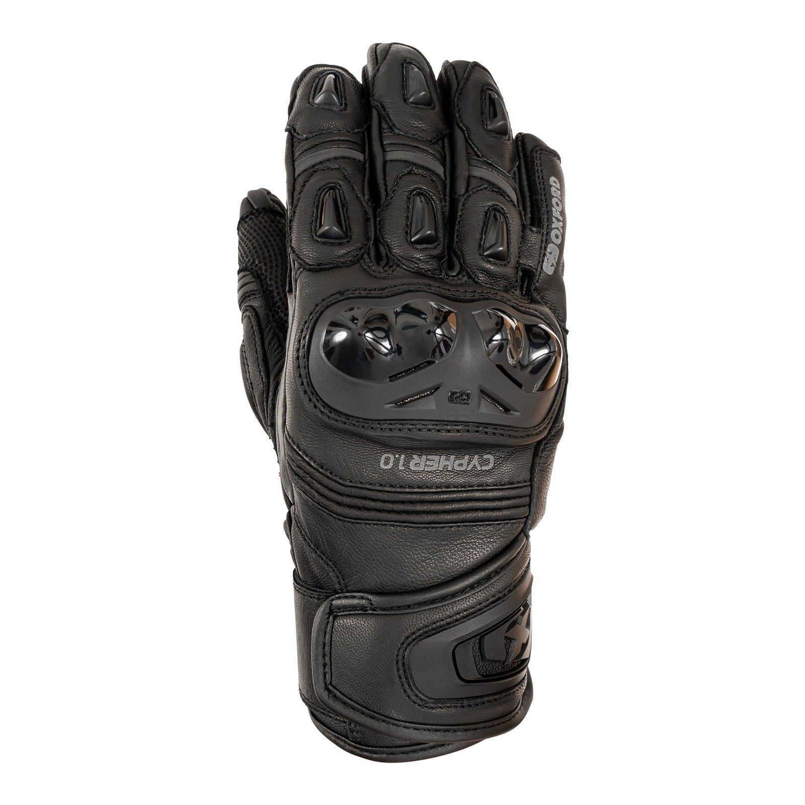 Oxford Cypher 1.0 Short Leather Men's Glove - Stealth Black (M) OXGM223203M#