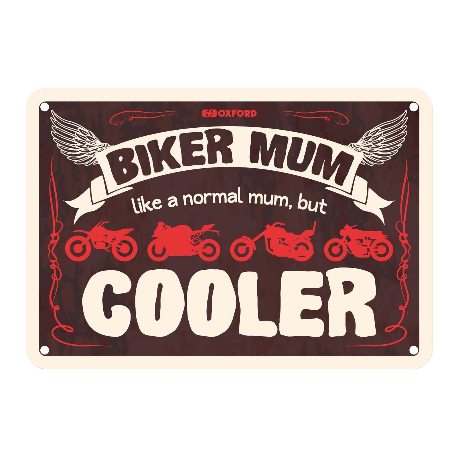 Oxford Garage Metal Sign: 