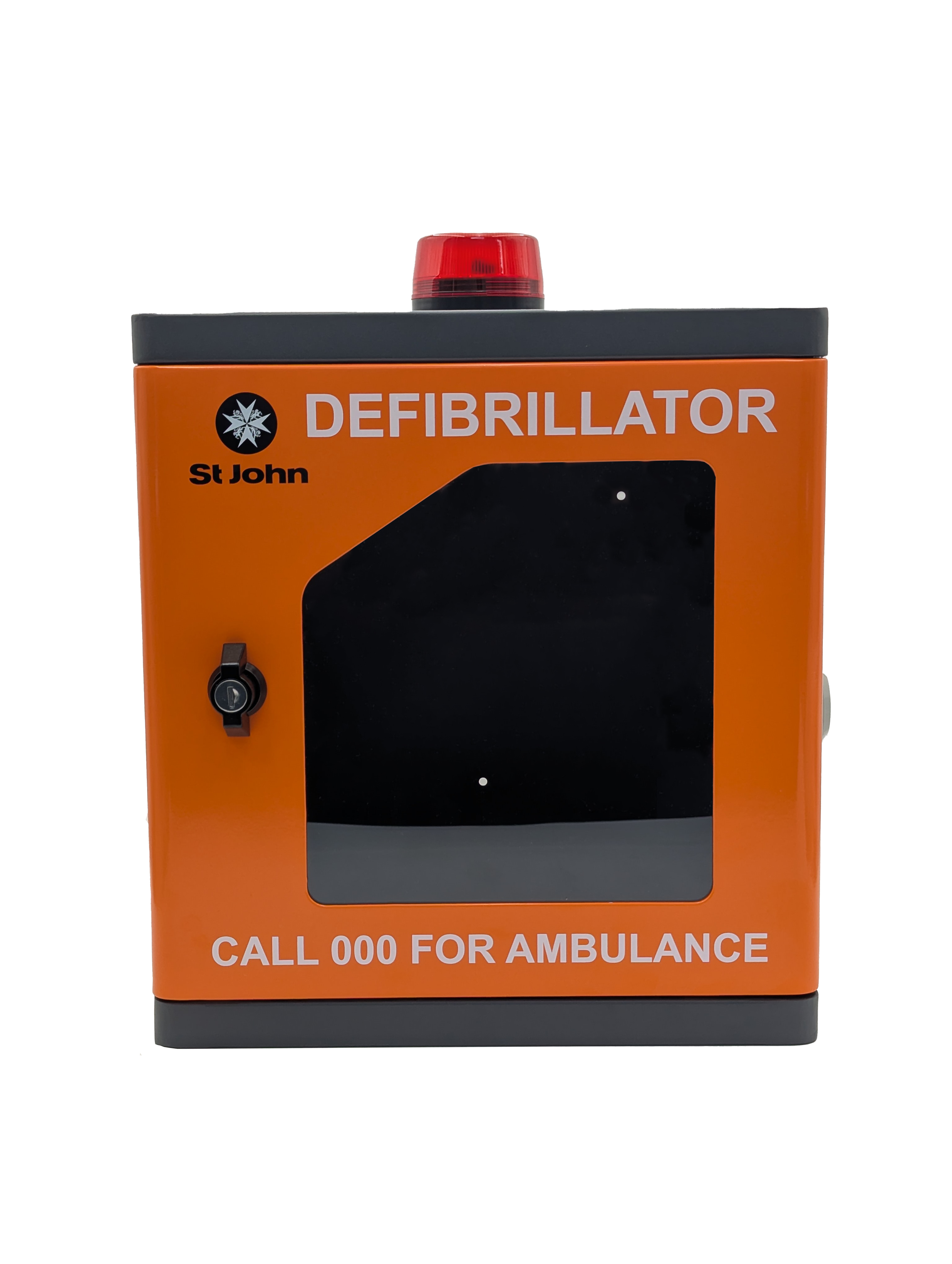 ST JOHN AED Aluminium Outdoor Cabinet with Alarm - Orange #353871O