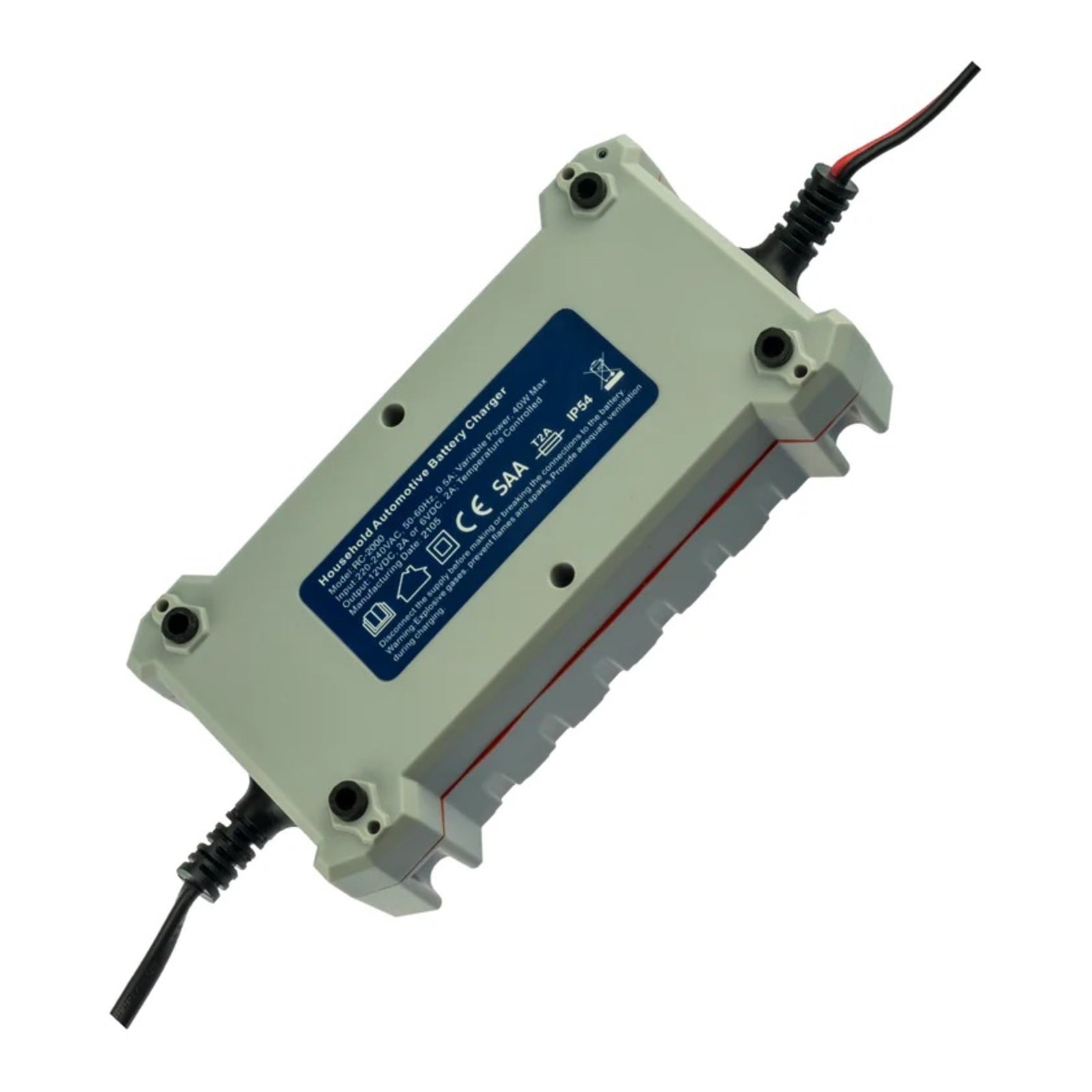 Rocky Creek MotoPressor RC-2000 Battery Charger and Maintainer - 2000mA RC4793#