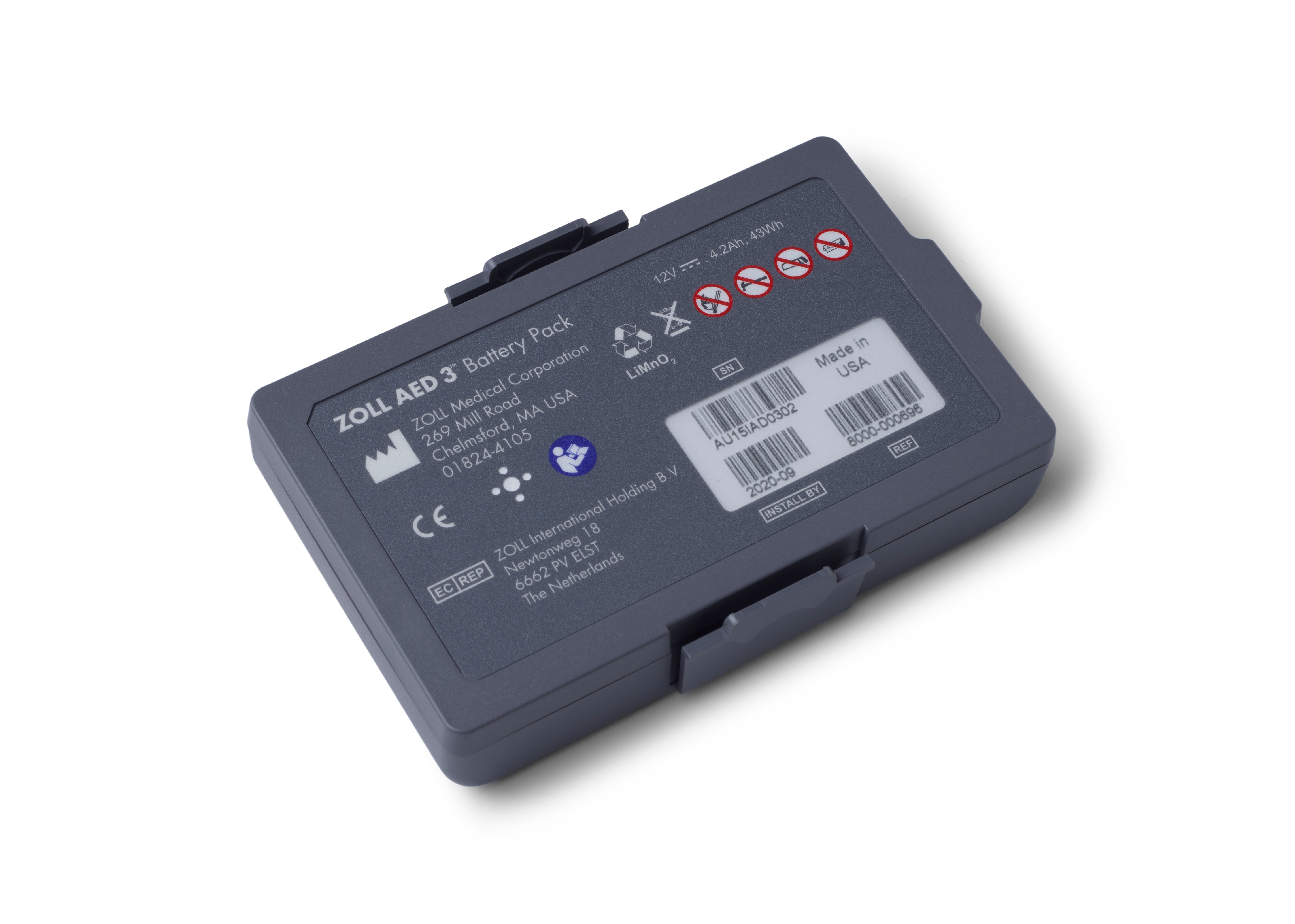 ST JOHN ZOLL AED 3 Battery Pack Replacement Defibrillator Battery #8881133
