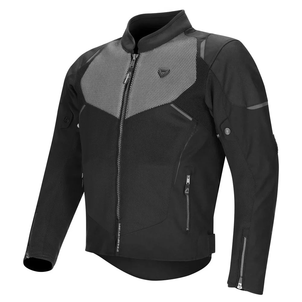Dririder Air-Ride Pro AA certified Summer Jacket-Black/White-2XL #2128611