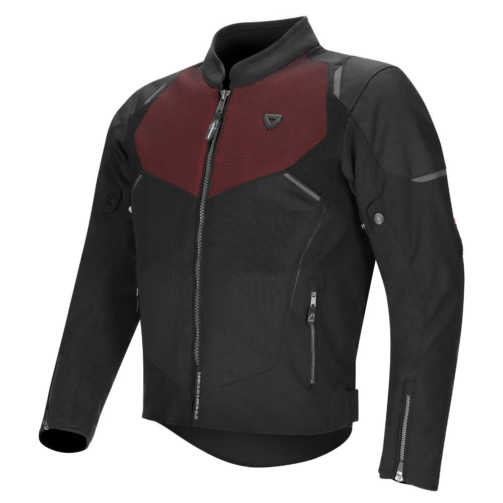 Dririder Air-Ride Pro AA certified Summer Jacket-Black/Red-2XL #2128604