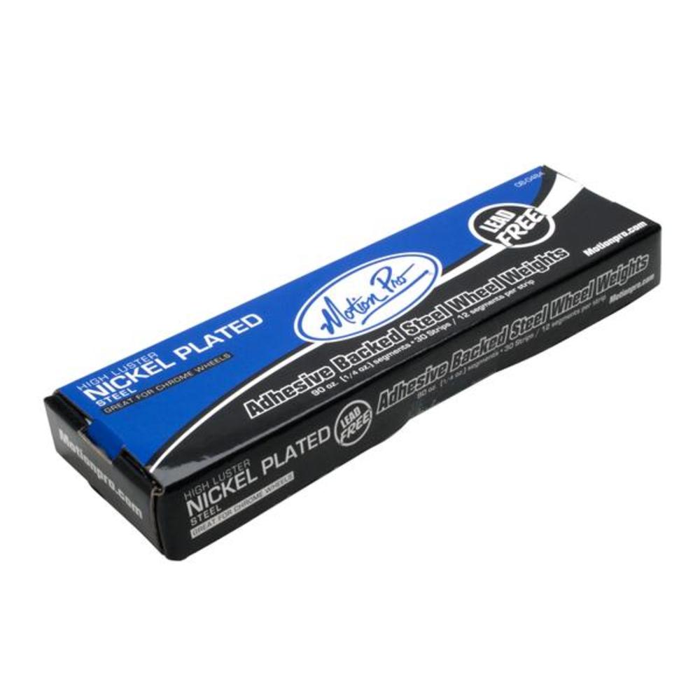 MOTION PRO Chrome Wheel Weight Steel 90oz box 360x7g segment Nickel 08-080484 | Australian Moto Spares
