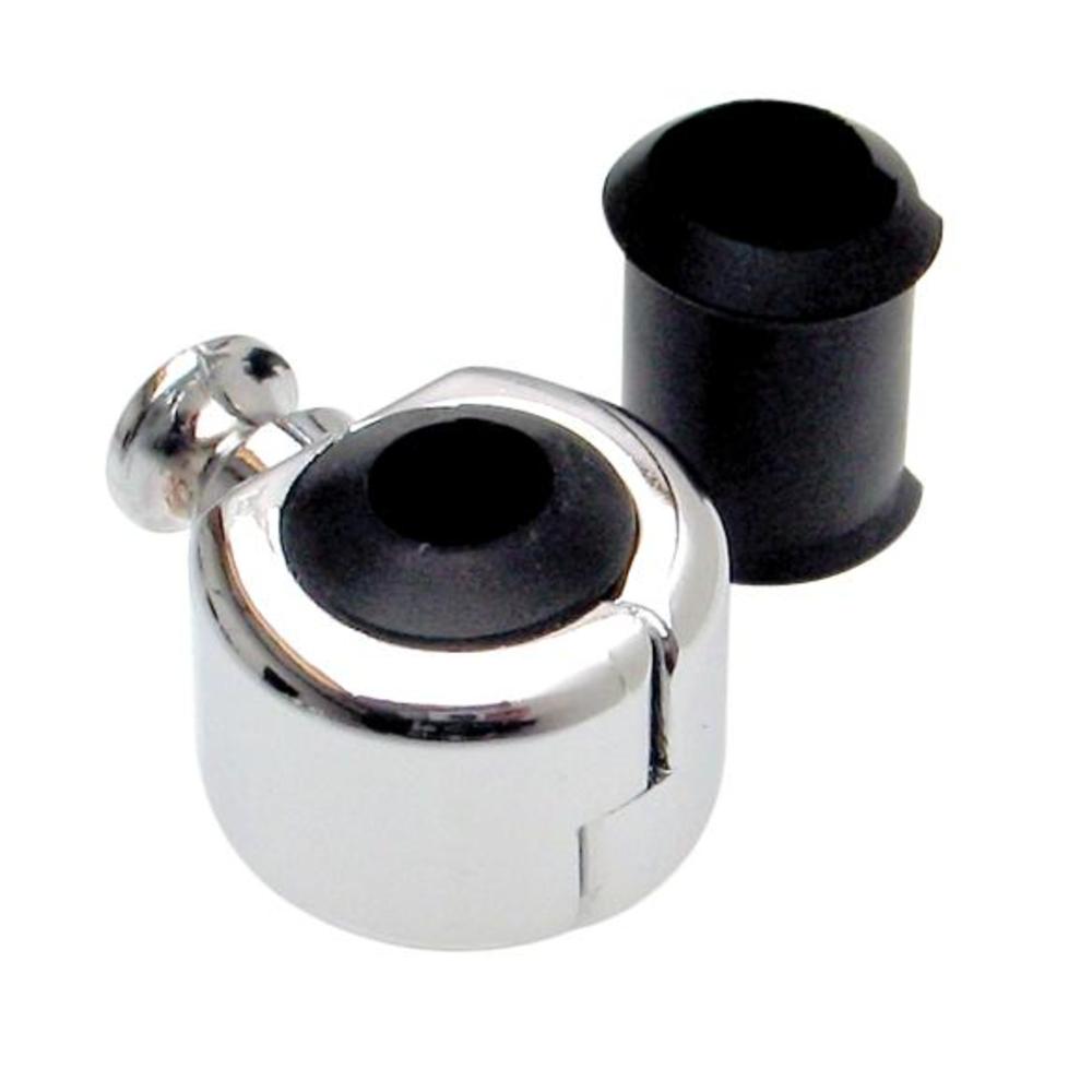 MOTION PRO Cable Single Holder for 15/64, 9/32, 5/16 & 11/32 - Chrome 08-110049