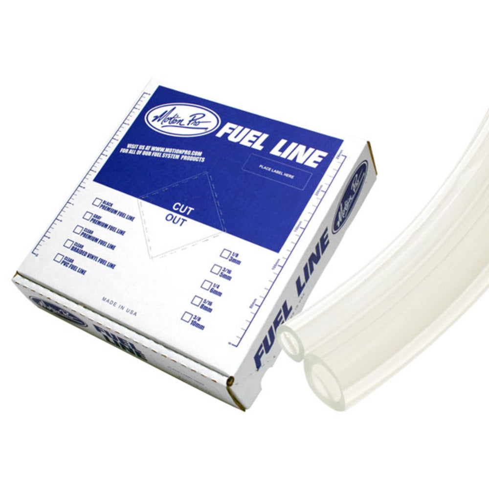 New MOTION PRO Premium Fuel Line, Clear 1/4
