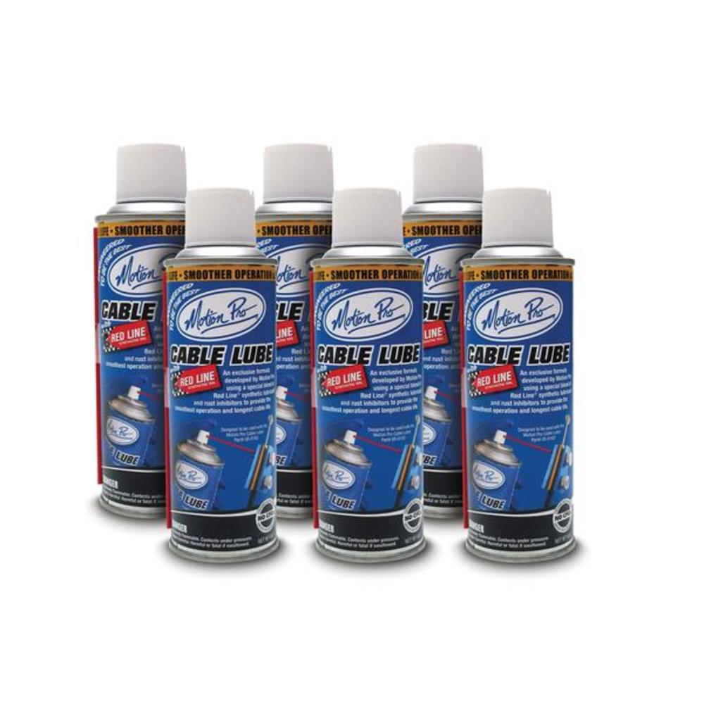 New MOTION PRO Cable Lubricant Case of 6 (6 Oz Cans) 08-150001