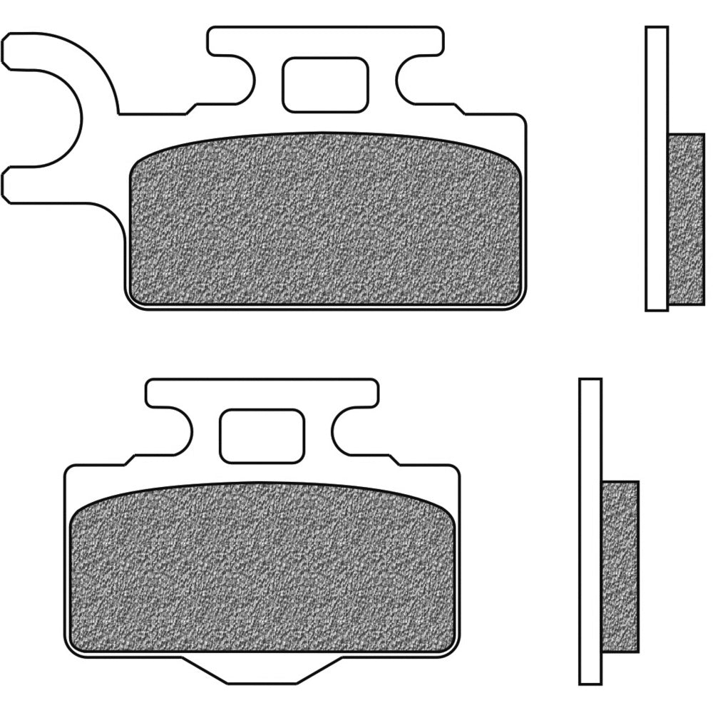 New NEWFREN Dirt Sintered Brake Pad - Front For KAWASAKI KX65 1-FD0295-SD