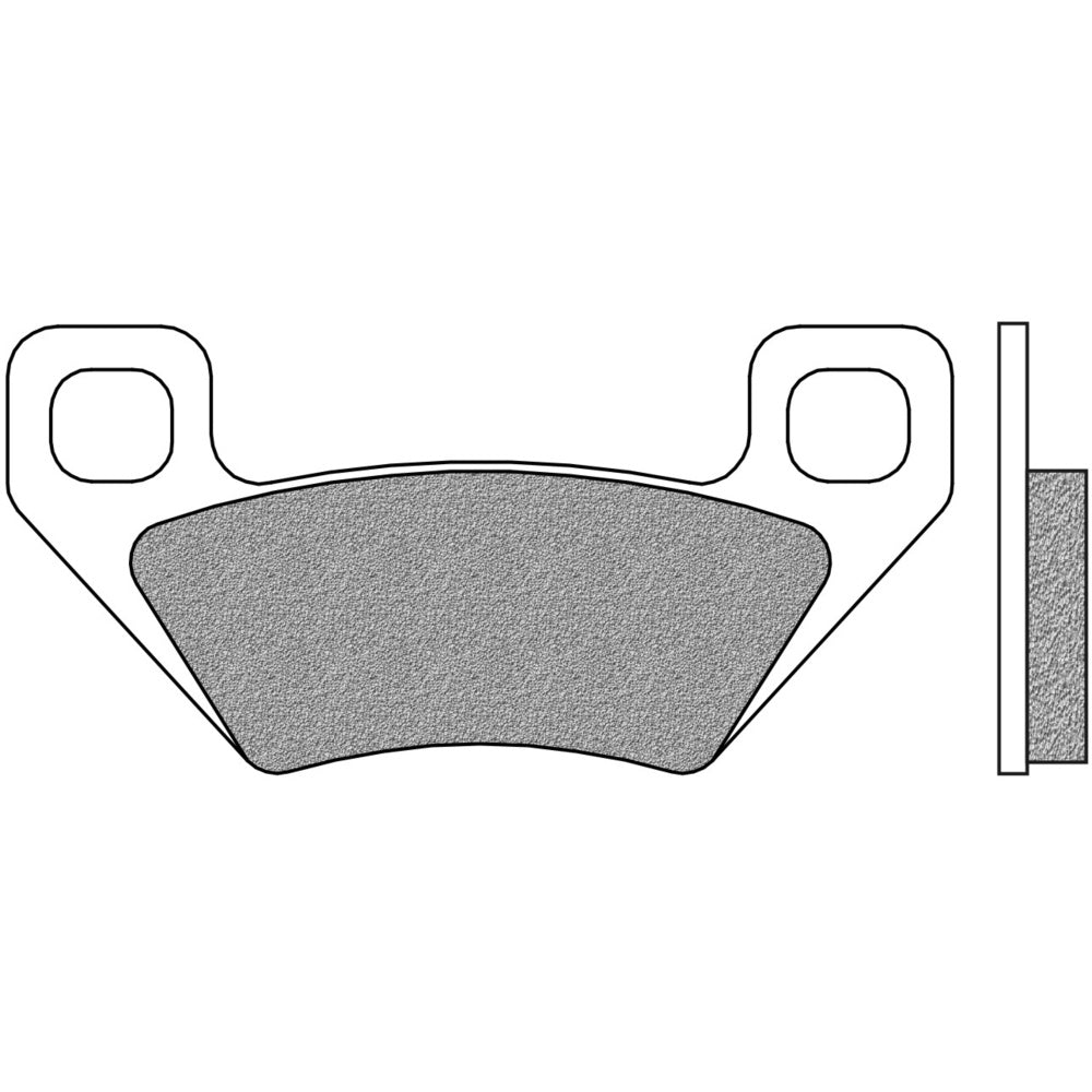 New NEWFREN ATV Organic Brake Pad - Front For KYMCO, POLARIS 1-FD0418-BV