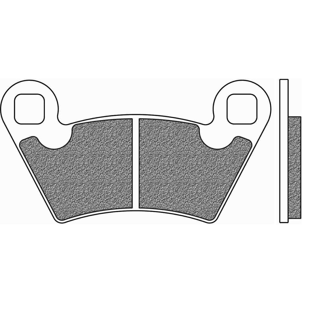 New NEWFREN Rear Brake Pad - Off Road ATV Sintered For POLARIS 1-FD0435-SV