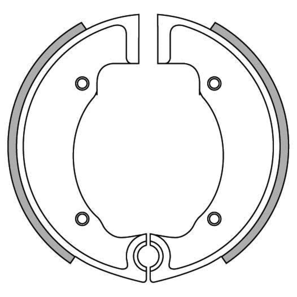 New NEWFREN Rear Brake shoe For TRIUMPH CUB 500 1-GF1075