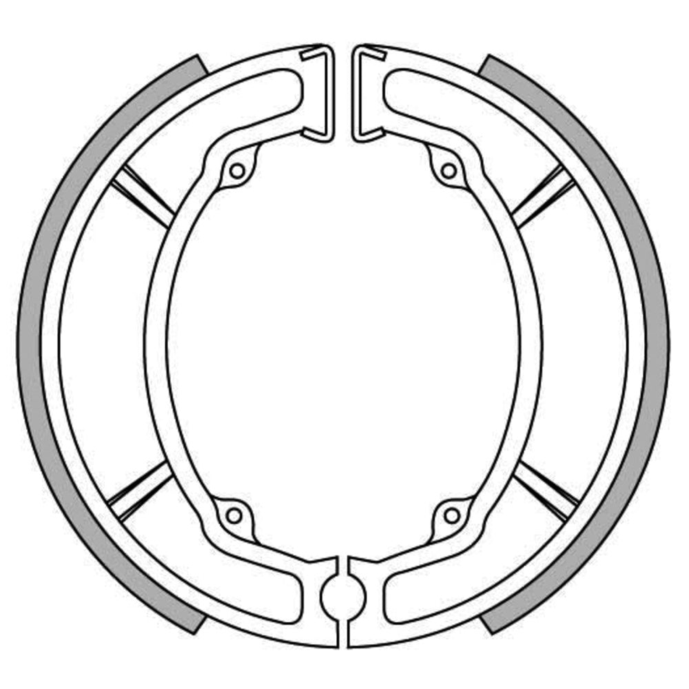 New NEWFREN Brake Shoe For SUZUKI RM400, RM250, PE175 1-GF1158