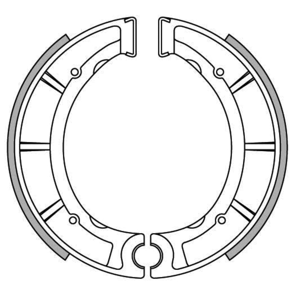 New NEWFREN Brake Shoe For YAMAHA DT250, DT400, SR250, XT500 1-GF1168