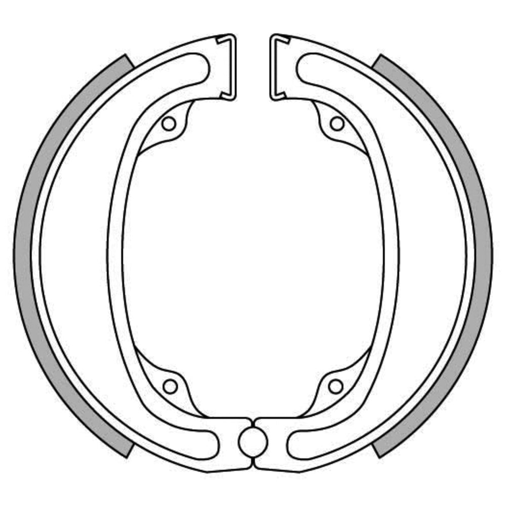 New NEWFREN Rear Brake shoe For HONDA CR500R 1-GF1215