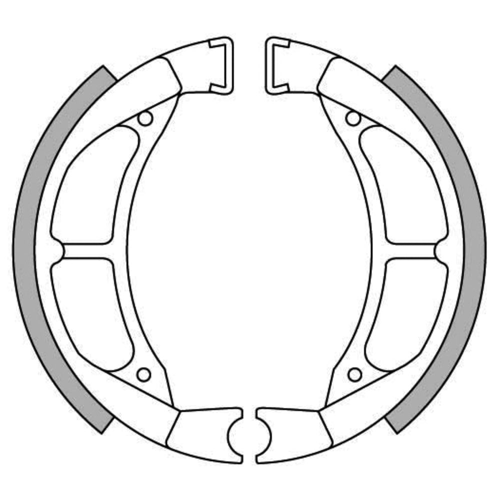 New NEWFREN Rear Brake shoe For YAMAHA SA50 PASSOLA, SH50 RAZZ 1-GF1217