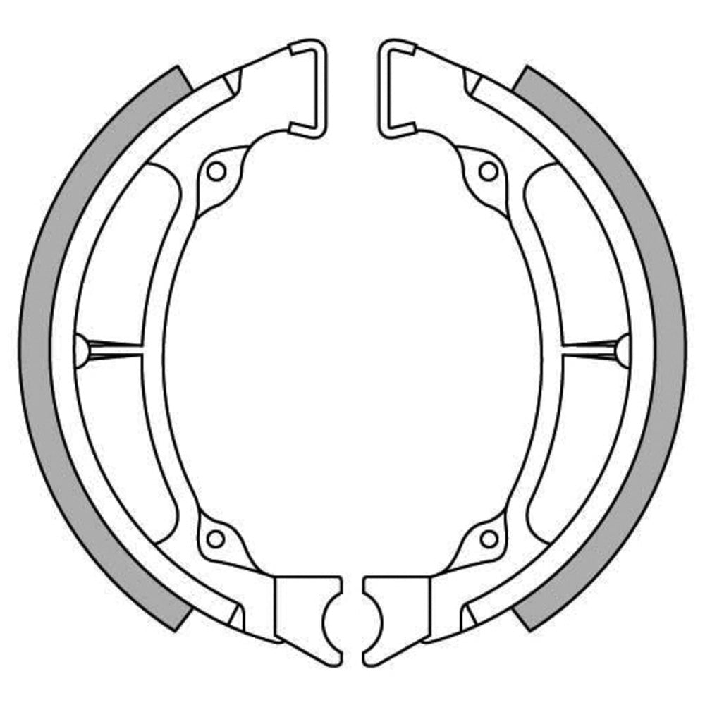 New NEWFREN Rear Brake shoe For SUZUKI TS80, FZ50 1-GF1220