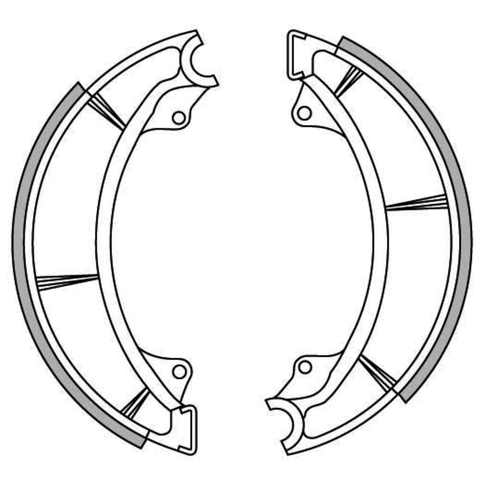 New NEWFREN Brake Shoe For SUZUKI T500 1-GF1224