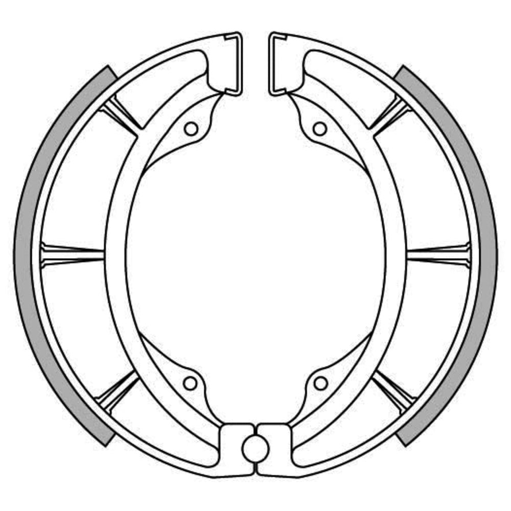 New NEWFREN Rear Brake shoe For SUZUKI RM400, RM250 1-GF1231