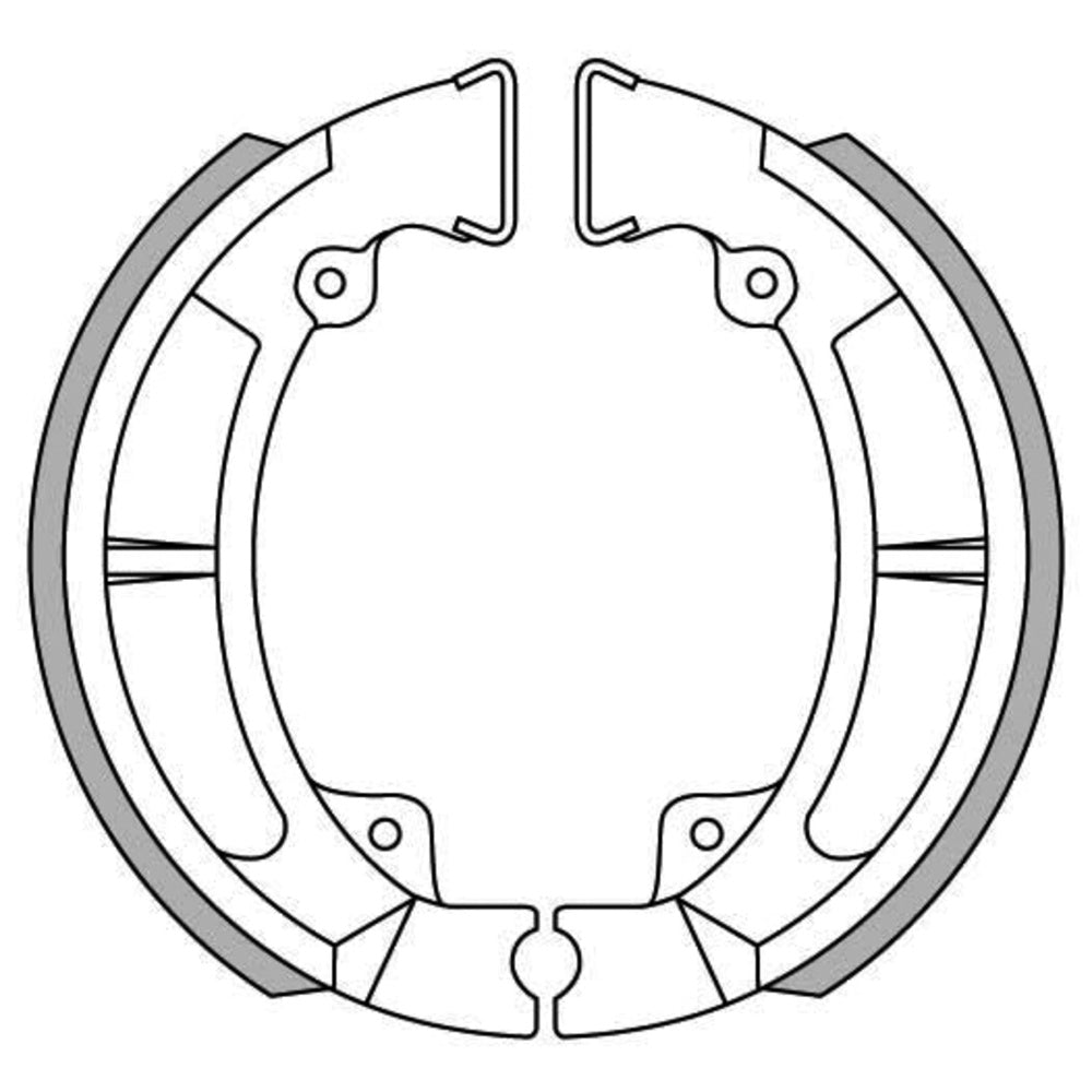 New NEWFREN Brake Shoe For KAWASAKI KDX200 1-GF1236
